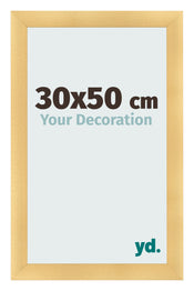Marco de Fotos 30x50cm Dorado Vintage MDF Pisa Delantera Tamano | Yourdecoration.es