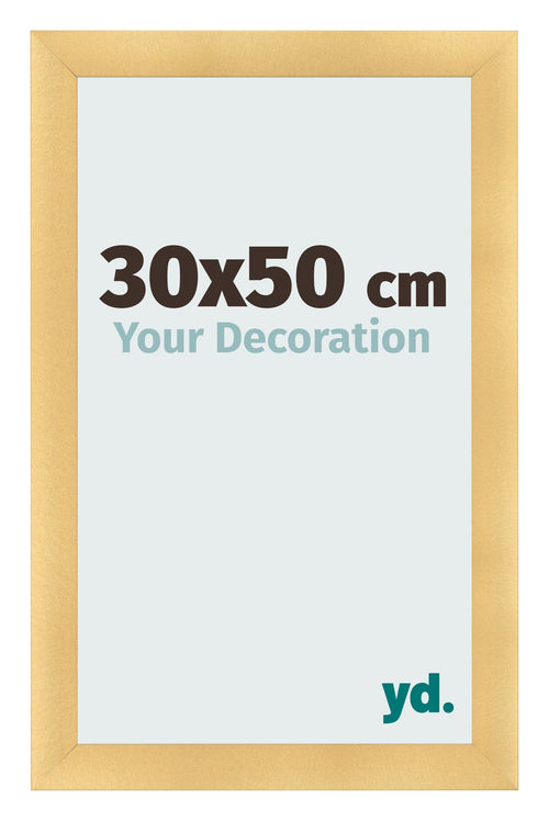 Marco de Fotos 30x50cm Dorado Vintage MDF Pisa Delantera Tamano | Yourdecoration.es