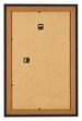 Marco de Fotos 30x50cm Negro Grano De Madera MDF Lazio Trasera | Yourdecoration.es