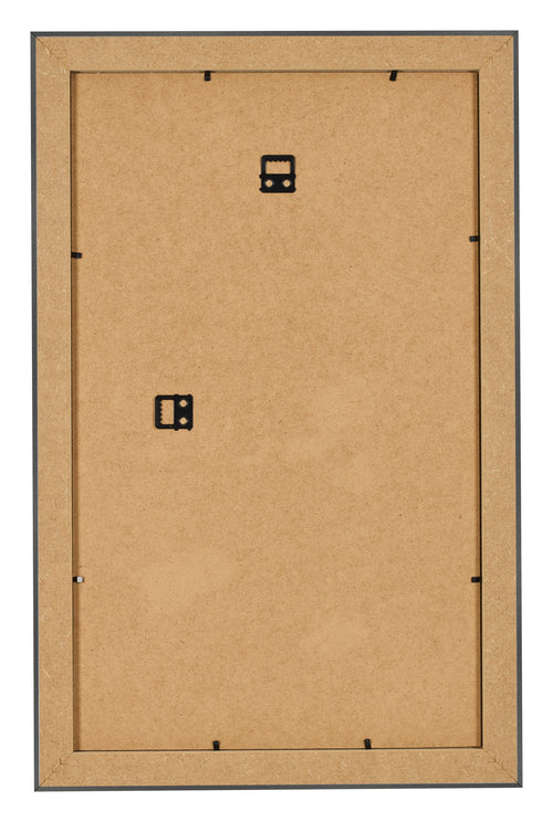 Marco de Fotos 30x50cm Negro Plateado Pulido MDF Pisa Trasera | Yourdecoration.es