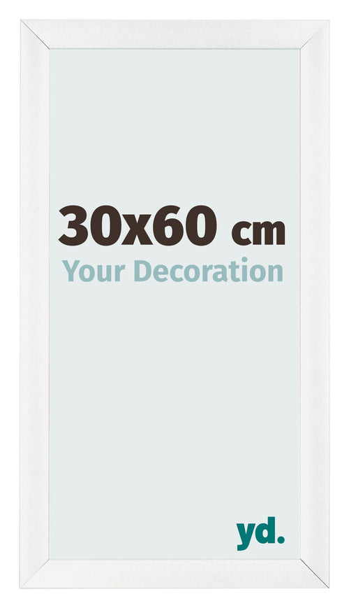 Marco de Fotos 30x60cm Blanco Vintage MDF Pisa Delantera Tamano | Yourdecoration.es
