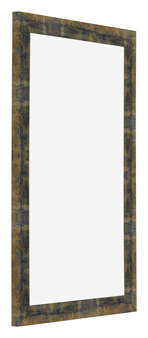 Marco de Fotos 33x48cm Azul Y Dorado Fusionado MDF Pisa Delantera Oblicuo | Yourdecoration.es