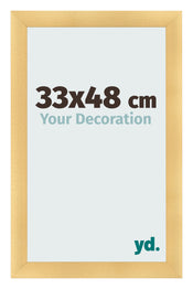Marco de Fotos 33x48cm Dorado Vintage MDF Pisa Delantera Tamano | Yourdecoration.es