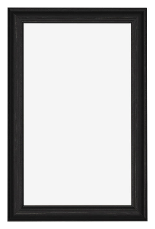 Marco de Fotos 33x48cm Negro Grano De Madera MDF Lazio Delantera | Yourdecoration.es