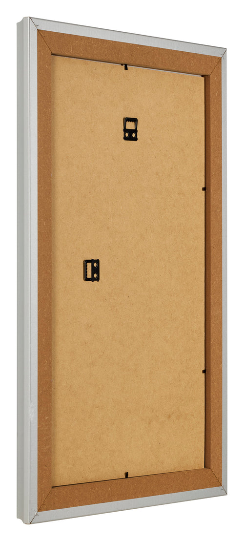 Marco de Fotos 33x48cm Plateado Mate MDF Lazio Trasera Oblicuo | Yourdecoration.es