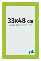 Marco de Fotos 33x48cm Verde MDF Pisa Delantera Tamano | Yourdecoration.es