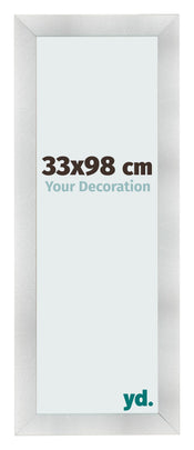 Marco de Fotos 33x98cm Aluminio Cepillado MDF Pisa Delantera Tamano | Yourdecoration.es