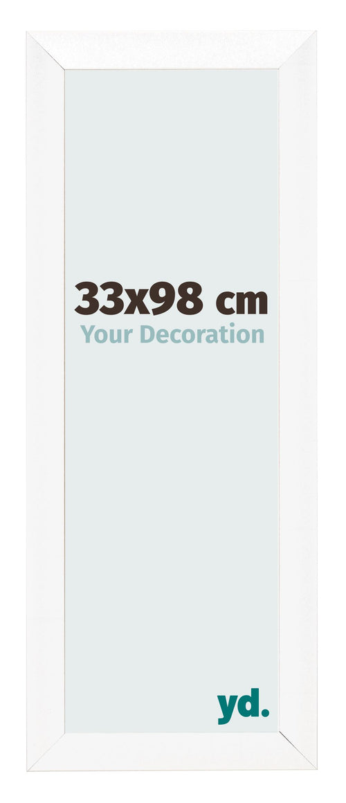 Marco de Fotos 33x98cm Blanco Vintage MDF Pisa Delantera Tamano | Yourdecoration.es