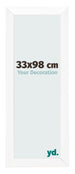 Marco de Fotos 33x98cm Blanco Vintage MDF Pisa Delantera Tamano | Yourdecoration.es