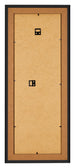 Marco de Fotos 33x98cm Negro Grano De Madera MDF Lazio Trasera | Yourdecoration.es