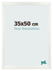 Marco de Fotos 35x50cm Blanco Vintage MDF Pisa Delantera Tamano | Yourdecoration.es