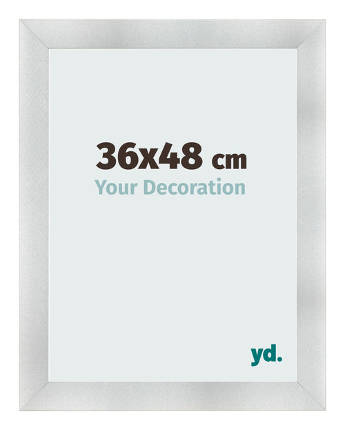 Marco de Fotos 36x48cm Aluminio Cepillado MDF Pisa Delantera Tamano | Yourdecoration.es