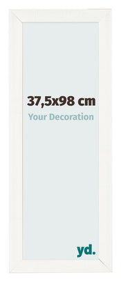 Marco de Fotos 37 5x98cm Blanco Vintage MDF Pisa Delantera Tamano | Yourdecoration.es