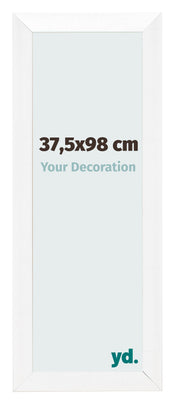Marco de Fotos 37 5x98cm Blanco Vintage MDF Pisa Delantera Tamano | Yourdecoration.es
