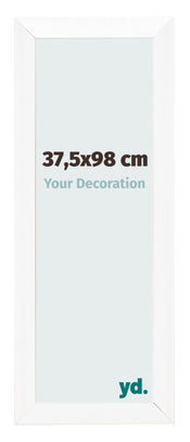 Marco de Fotos 37 5x98cm Blanco Vintage MDF Pisa Delantera Tamano | Yourdecoration.es