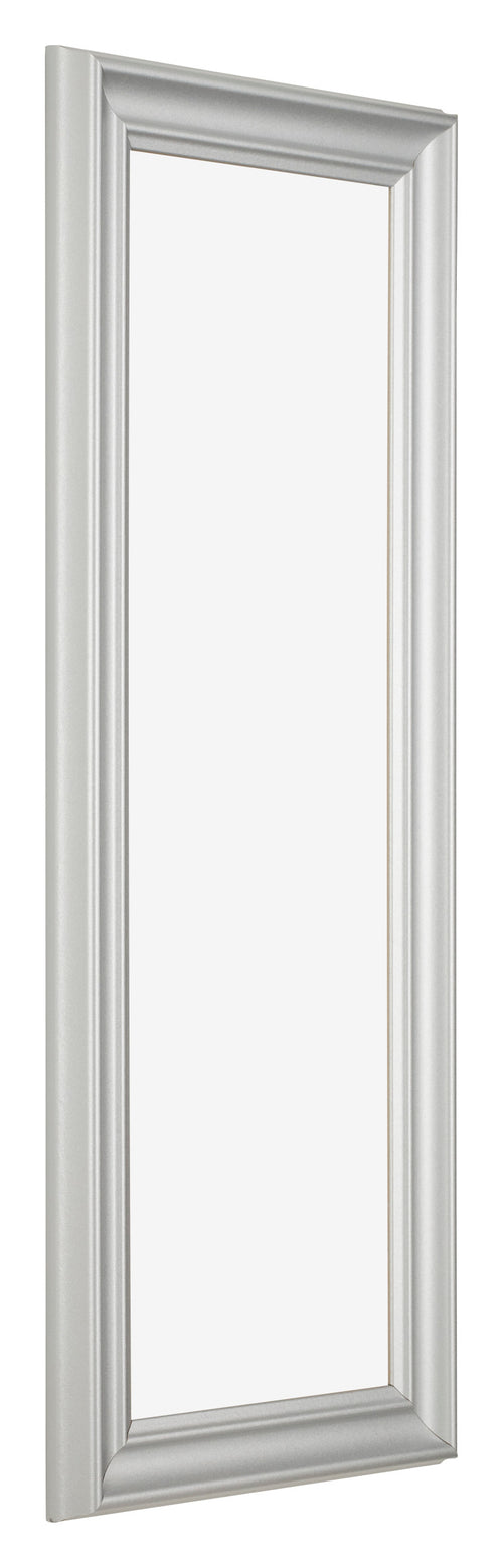 Marco de Fotos 37 5x98cm Plateado Mate MDF Lazio Delantera Oblicuo | Yourdecoration.es