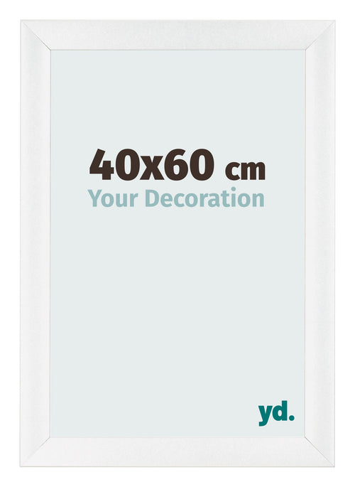 Marco de Fotos 40x60cm Blanco Vintage MDF Pisa Delantera Tamano | Yourdecoration.es