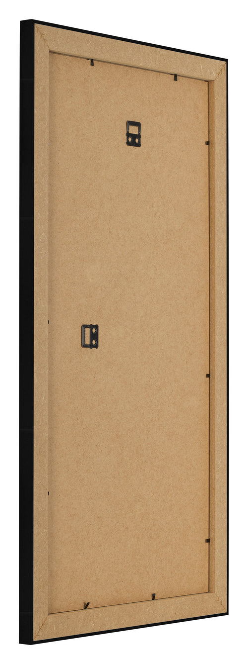 Marco de Fotos 40x70cm Negro Plateado Pulido MDF Pisa Trasera Oblicuo | Yourdecoration.es