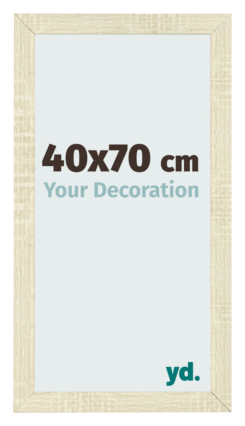 Marco de Fotos 40x70cm Roble Sonoma MDF Pisa Delantera Tamanov | Yourdecoration.es