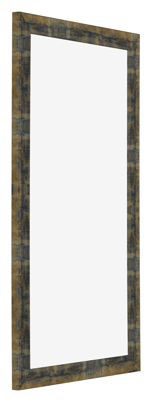 Marco de Fotos 40x80cm Azul Y Dorado Fusionado MDF Pisa Delantera Oblicuo | Yourdecoration.es