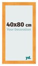 Marco de Fotos 40x80cm Naranja MDF Pisa Delantera Tamano | Yourdecoration.es