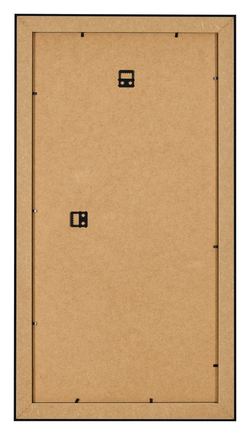 Marco de Fotos 40x80cm Negro Plateado Pulido MDF Pisa Trasera | Yourdecoration.es