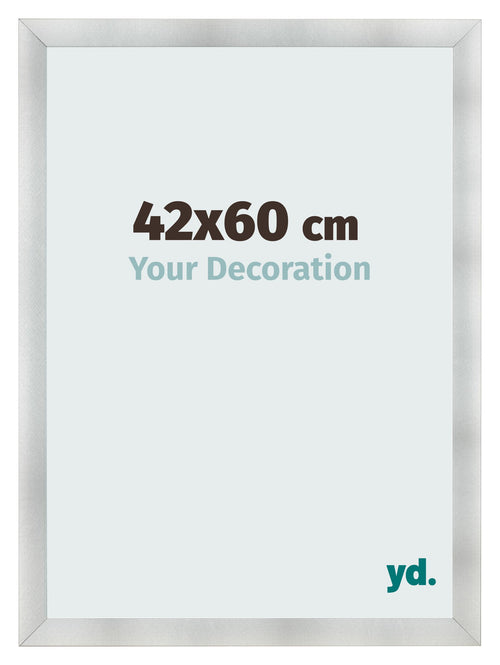 Marco de Fotos 42x60cm Aluminio Cepillado MDF Pisa Delantera Tamano | Yourdecoration.es