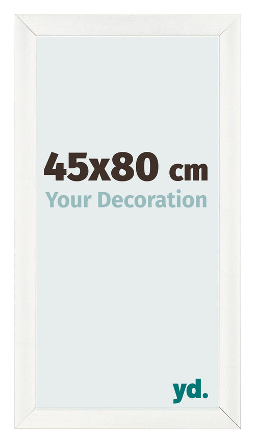 Marco de Fotos 45x80cm Blanco Vintage MDF Pisa Delantera Tamano | Yourdecoration.es