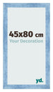 Marco de Fotos 45x80cm Claro Azul Barrido MDF Pisa Delantera Tamano | Yourdecoration.es