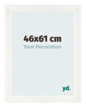 Marco de Fotos 46x61cm Blanco Vintage MDF Pisa Delantera Tamano | Yourdecoration.es