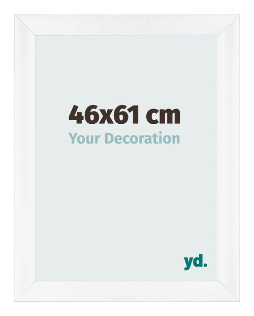 Marco de Fotos 46x61cm Blanco Vintage MDF Pisa Delantera Tamano | Yourdecoration.es