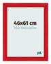 Marco de Fotos 46x61cm Rojo MDF Pisa Delantera Tamano | Yourdecoration.es