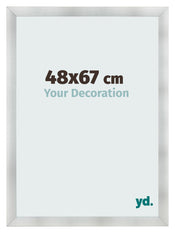 Marco de Fotos 48x67cm Aluminio Cepillado MDF Pisa Delantera Tamano | Yourdecoration.es