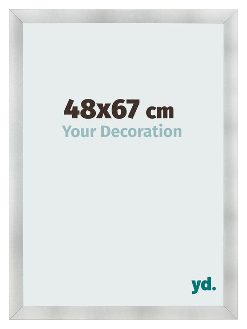 Marco de Fotos 48x67cm Aluminio Cepillado MDF Pisa Delantera Tamano | Yourdecoration.es