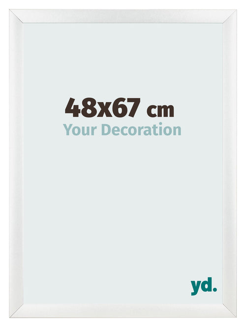 Marco de Fotos 48x67cm Blanco Vintage MDF Pisa Delantera Tamano | Yourdecoration.es