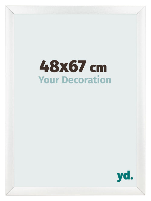 Marco de Fotos 48x67cm Blanco Vintage MDF Pisa Delantera Tamano | Yourdecoration.es
