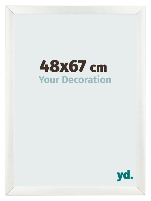 Marco de Fotos 48x67cm Blanco Vintage MDF Pisa Delantera Tamano | Yourdecoration.es