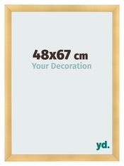 Marco de Fotos 48x67cm Dorado Vintage MDF Pisa Delantera Tamano | Yourdecoration.es