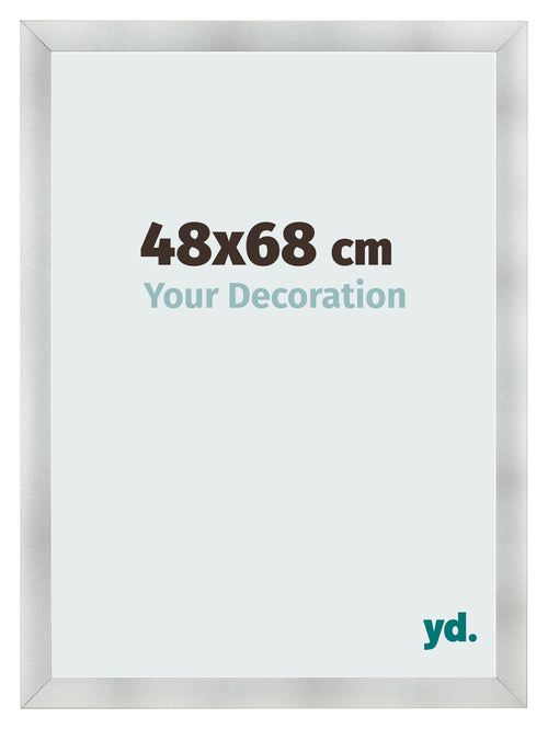 Marco de Fotos 48x68cm Aluminio Cepillado MDF Pisa Delantera Tamano | Yourdecoration.es