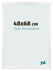 Marco de Fotos 48x68cm Blanco Vintage MDF Pisa Delantera Tamano | Yourdecoration.es