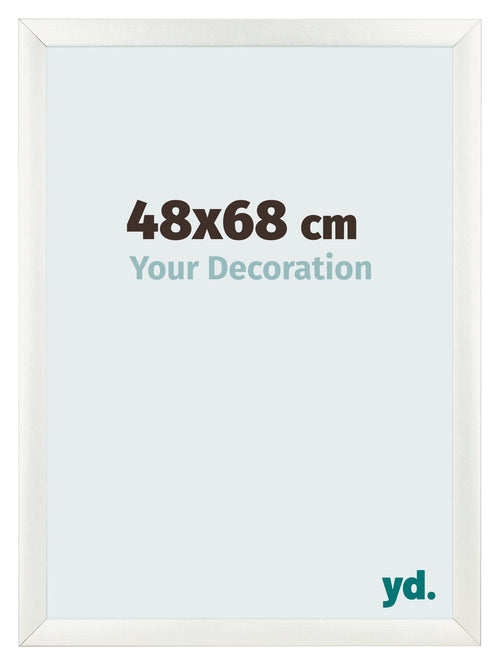 Marco de Fotos 48x68cm Blanco Vintage MDF Pisa Delantera Tamano | Yourdecoration.es