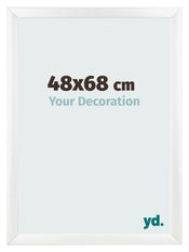 Marco de Fotos 48x68cm Blanco Vintage MDF Pisa Delantera Tamano | Yourdecoration.es