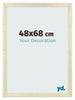 Marco de Fotos 48x68cm Roble Sonoma MDF Pisa Delantera Tamano | Yourdecoration.es