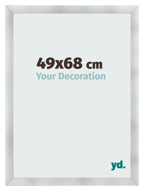 Marco de Fotos 49x68cm Aluminio Cepillado MDF Pisa Delantera Tamano | Yourdecoration.es