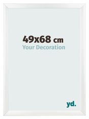 Marco de Fotos 49x68cm Blanco Vintage MDF Pisa Delantera Tamano | Yourdecoration.es