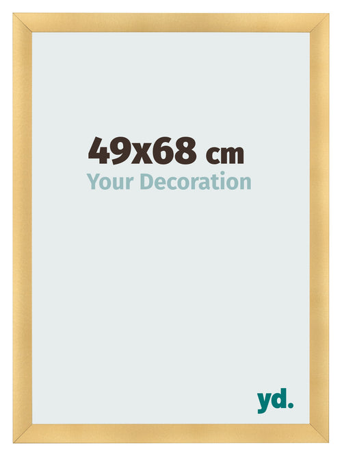 Marco de Fotos 49x68cm Dorado Vintage MDF Pisa Delantera Tamano | Yourdecoration.es