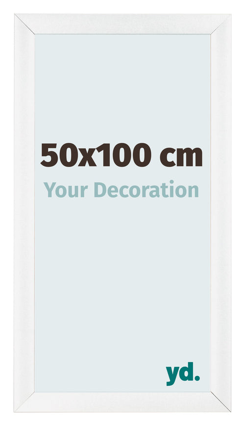Marco de Fotos 50x100cm Blanco Vintage MDF Pisa Delantera Tamano | Yourdecoration.es