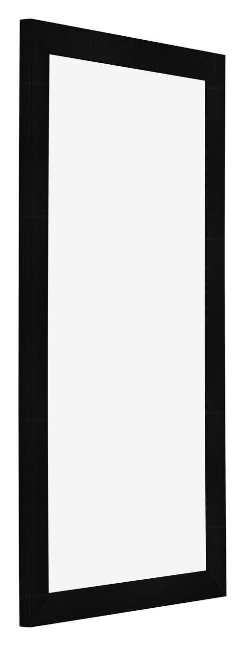 Marco de Fotos 50x100cm Negro Plateado Pulido MDF Pisa Delantera Oblicuo | Yourdecoration.es