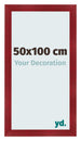 Marco de Fotos 50x100cm Vino Tinto Barrido MDF Pisa Delantera Tamano | Yourdecoration.es