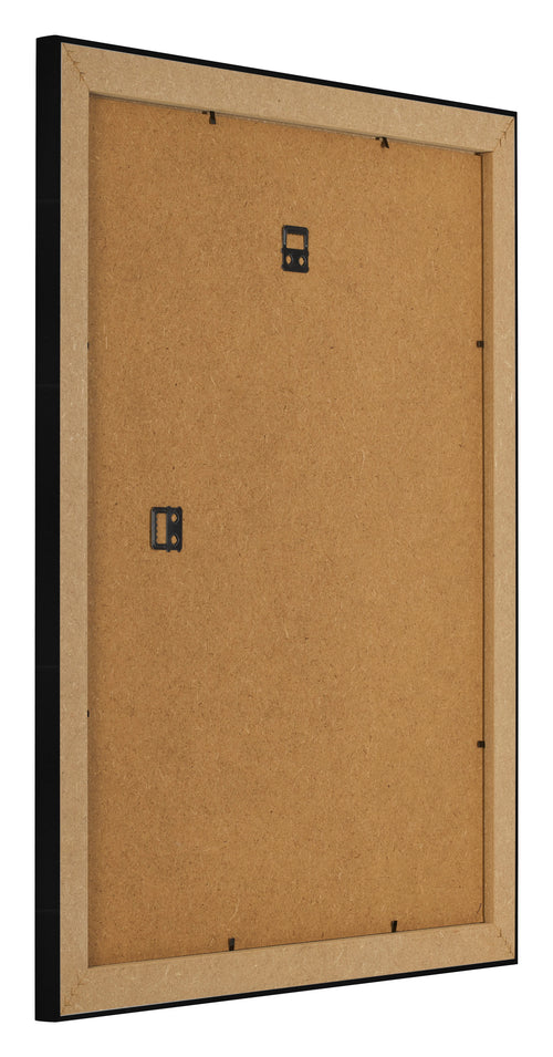 Marco de Fotos 50x60cm Negro Plateado Pulido MDF Pisa Trasera Oblicuo | Yourdecoration.es